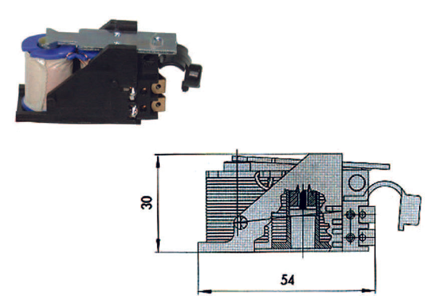 BOBINE TENSIONE 12V PER SERRATURA ELETTRICA 07118