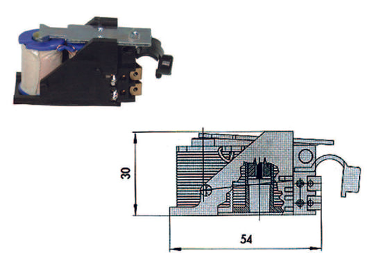 BOBINE TENSIONE 12V PER SERRATURA ELETTRICA 07118