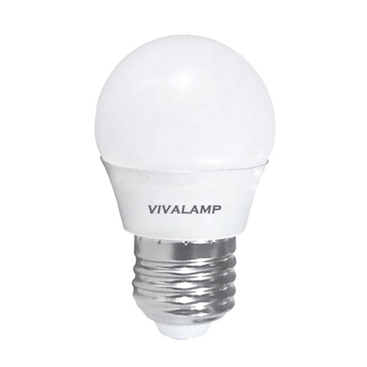 Lampadina a Led E27 6w miniglobo  220v  6500 k