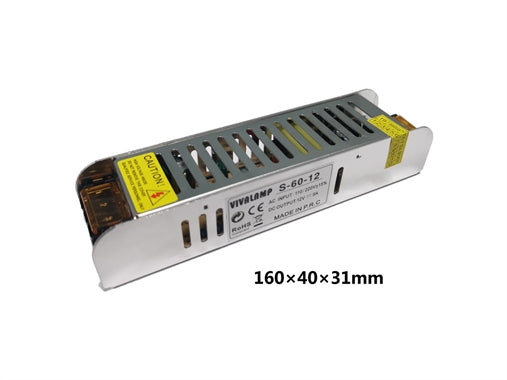 （S-60WATT-12V）Trasformatore ...  Tensione uscita 12V DC