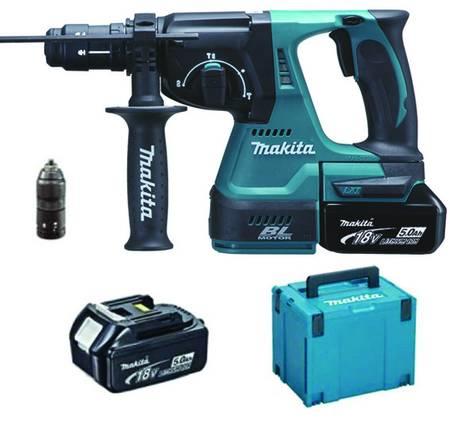 TASSELLATORE 3 FUNZIONI SDS-PLUS 2 BATTERIE LITIO 18V (DHR243RTJ) MAKITA