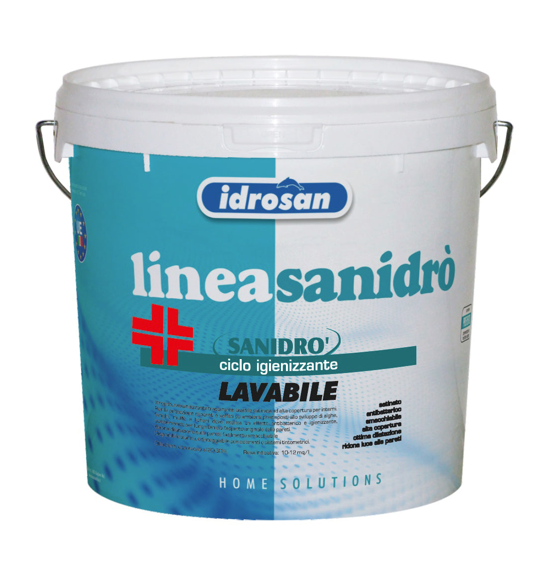 IDROPITTURA ANTIMUFFA SANITIZZANTE LAVABILE SANIDRO 4 LITRI